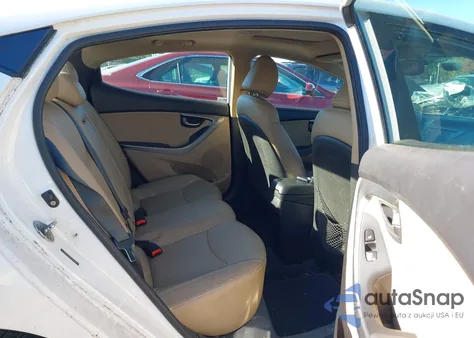 2012 Hyundai Elantra Limited z USA, uszkodzony, nr VIN 5NPDH4AE7CH082621